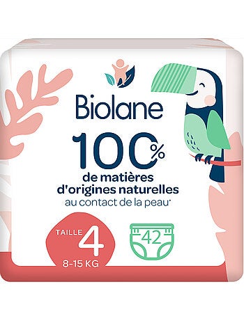 Couches culottes écologiques taille 4 de 8 à 15kg - 42 couches