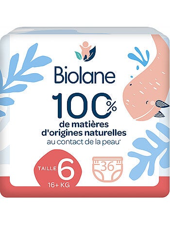 Couches culottes écologiques taille 6 16+kg - 36 couches