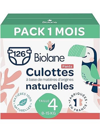 Couches culottes taille 4 (3 paquets - 126 couches)