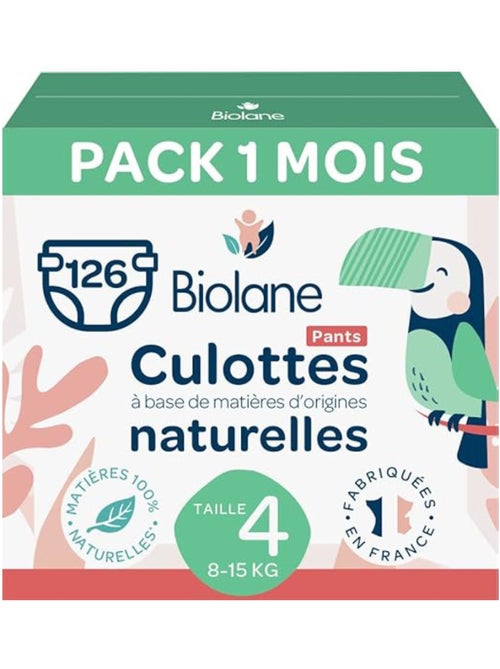 Couches culottes taille 4 (3 paquets - 126 couches) - Kiabi Couches culottes taille 4 (3 paquets - 126 couches) - Kiabi