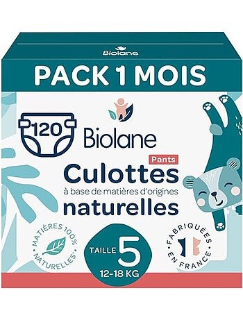 Couches culottes taille 5 (3 paquets - 120 couches)