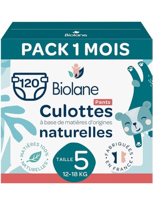 Couches culottes taille 5 (3 paquets - 120 couches) - Kiabi Couches culottes taille 5 (3 paquets - 120 couches) - Kiabi