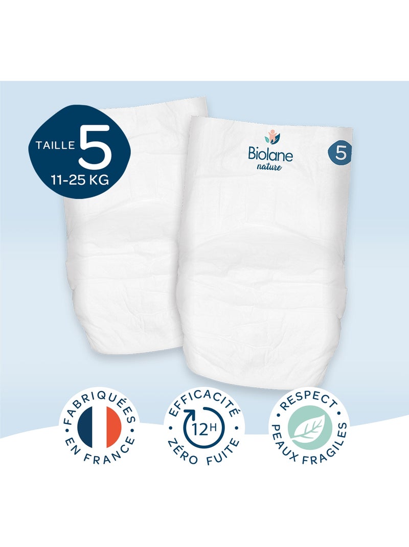 Couches écologiques taille 5 (11 à 25 kg) - 40 couches biolane N/A - Kiabi