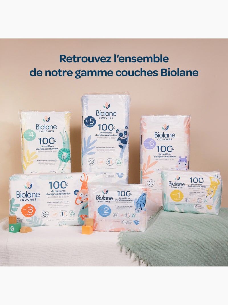 Couches écologiques taille 6 de 16+kg - 34 couches biolane N/A - Kiabi