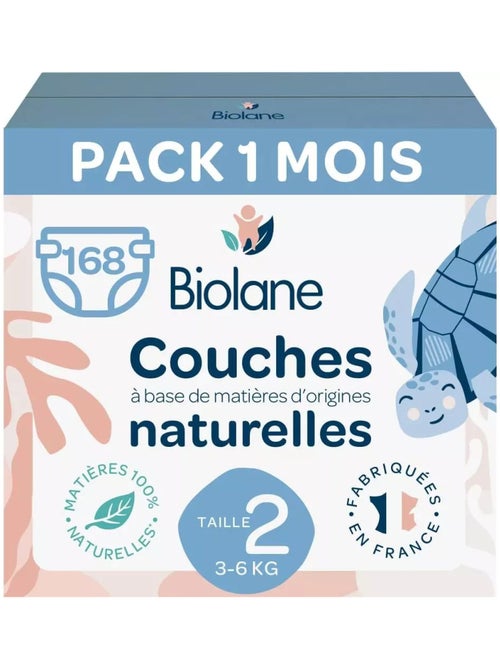Couches taille 2 (6 paquets - 168 couches) - Kiabi Couches taille 2 (6 paquets - 168 couches) - Kiabi