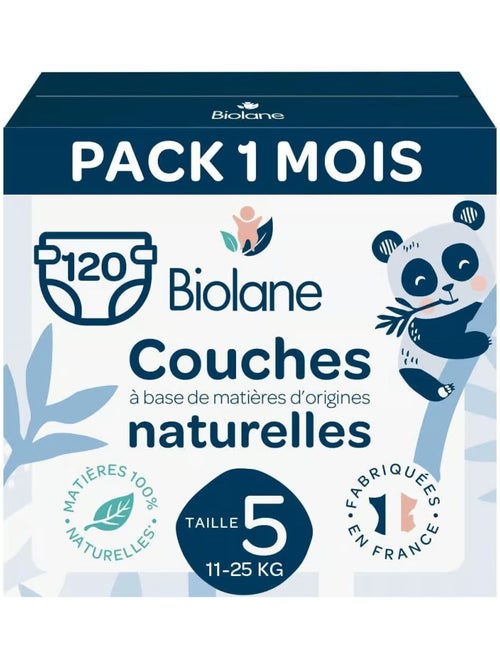 Couches taille 5 (3 paquets - 120 couches) - Kiabi Couches taille 5 (3 paquets - 120 couches) - Kiabi