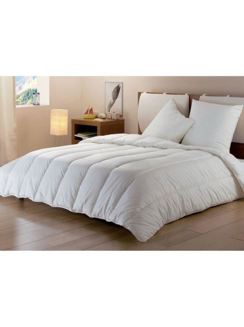 Couette - blanc - 220 x 240 cm - tempérée - 300g/m² - polyester siliconé - Kiabi