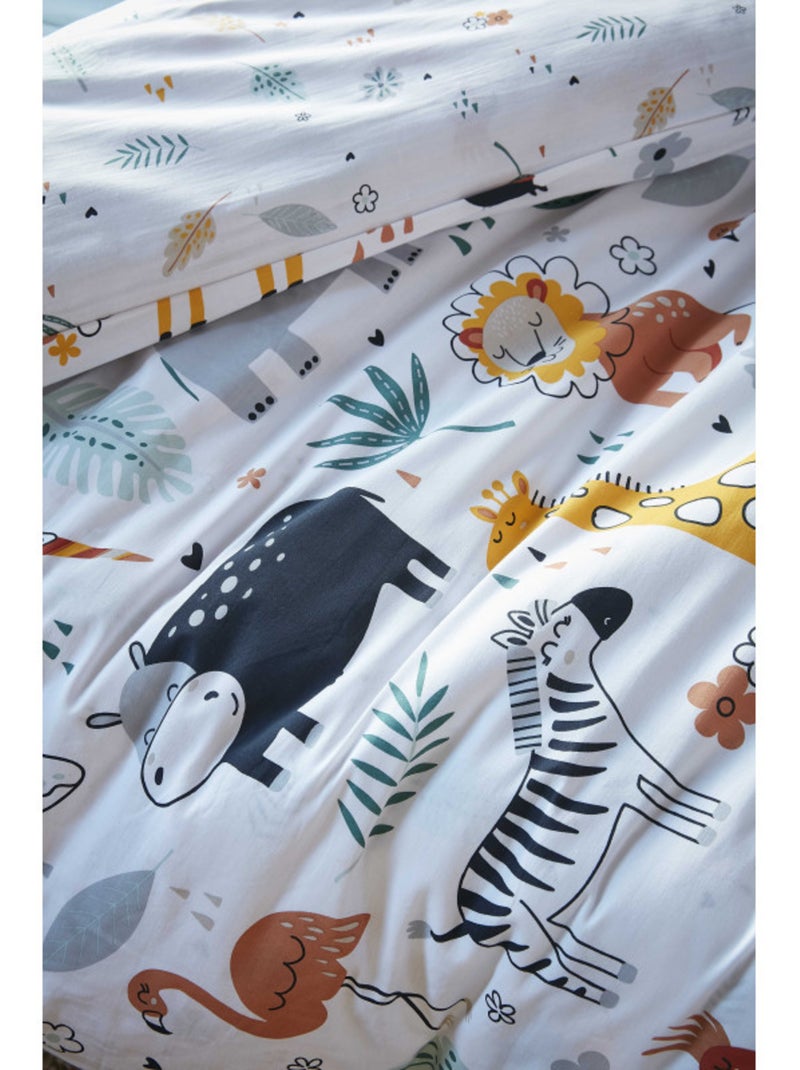 Couette - L'effet papillon - 100 % Coton 57 Fils/cm² Blanc - Kiabi