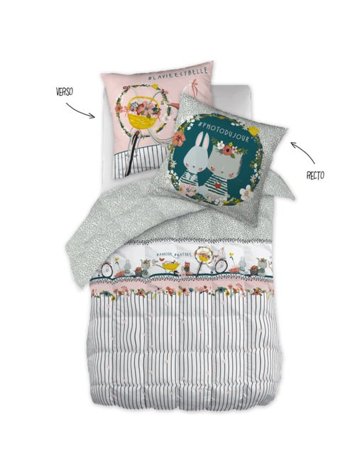 Couette - L'effet papillon - Coton - Kiabi