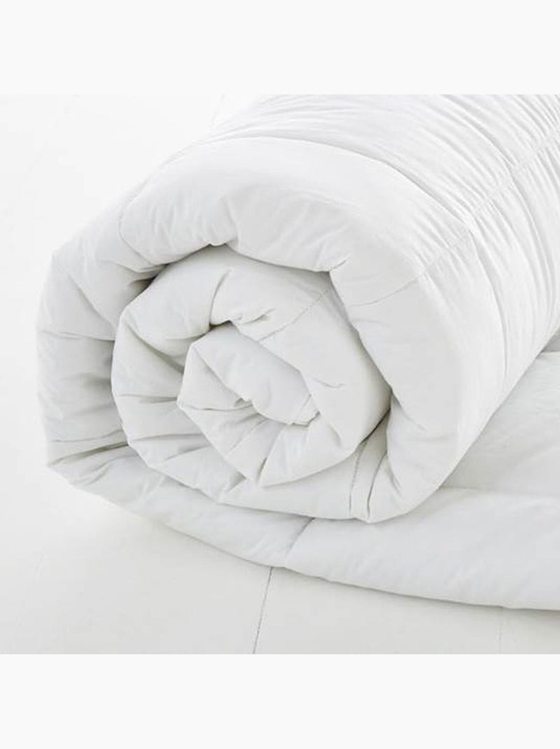 Couette 100 % percale de coton eclipse Blanc - Kiabi
