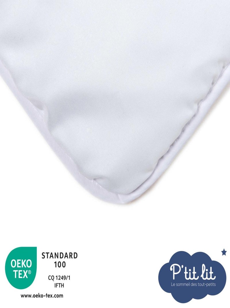 Couette Bébé | Enfant - 75x120 cm | Oeko-Tex Blanc - Kiabi