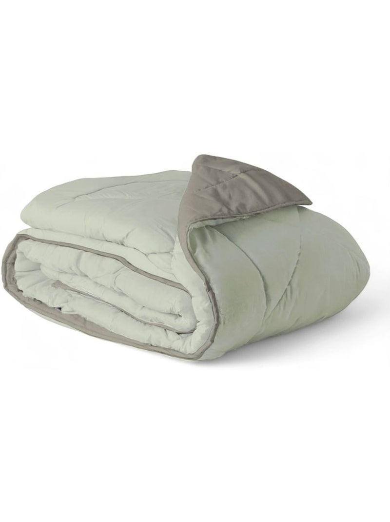 Couette Bi-Colore Effet Lavé COCON Beige - Kiabi