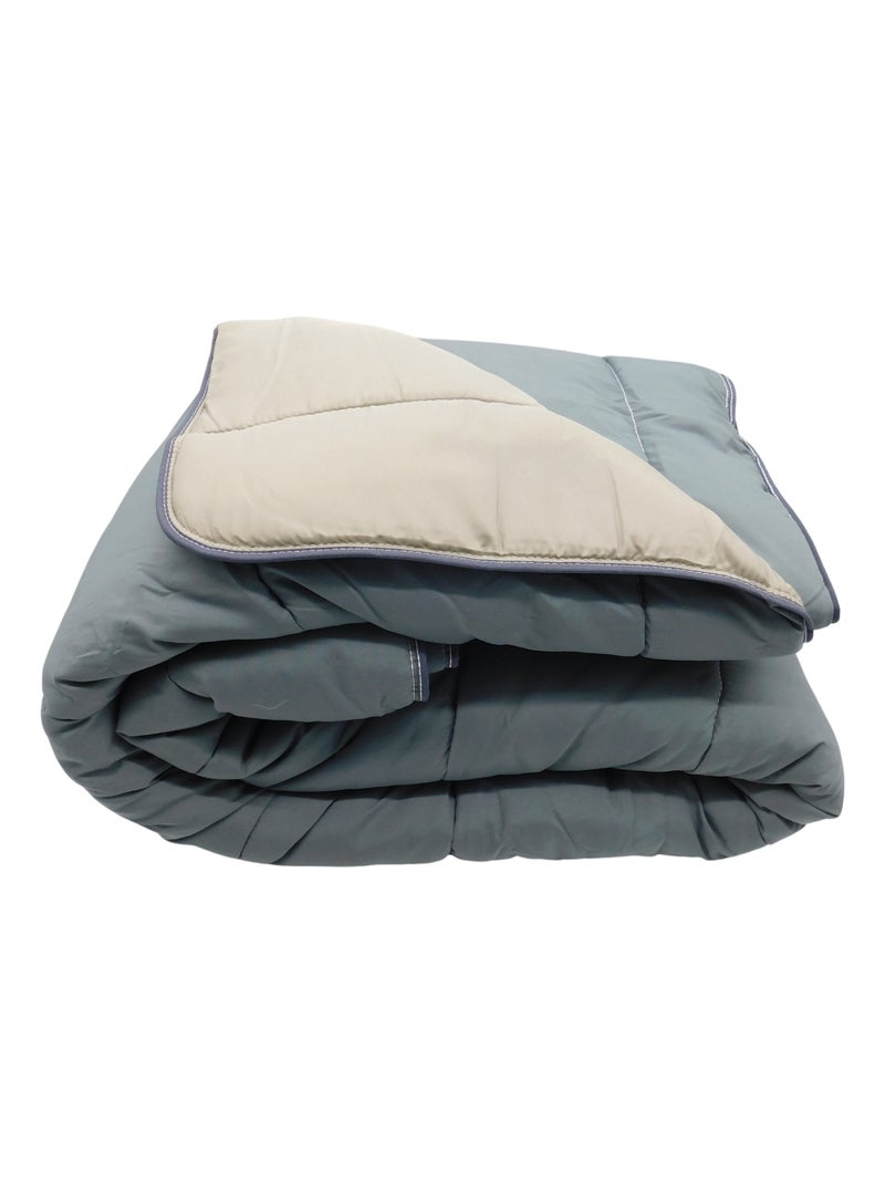 Couette Bicolore Légère Gris Beige - Kiabi