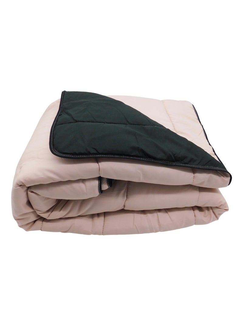 Couette Bicolore Légère Noir Rose - Kiabi