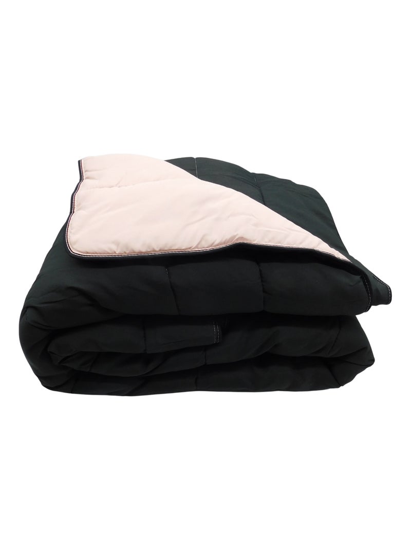 Couette Bicolore Légère Noir Rose - Kiabi