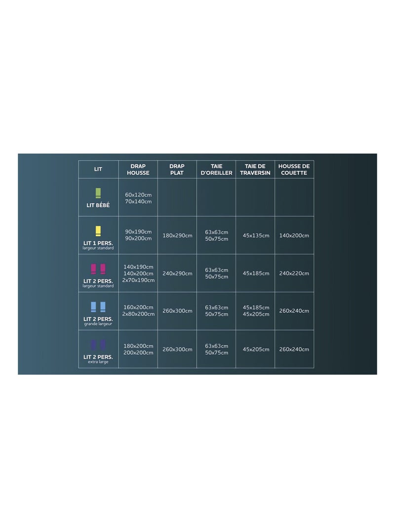 Couette BICOLORE Multicolore - Kiabi