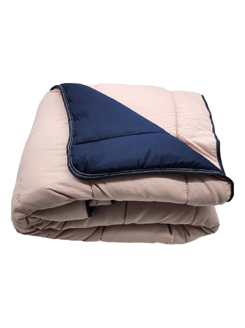 Couette Bicolore tempérée Bleu marine - Kiabi