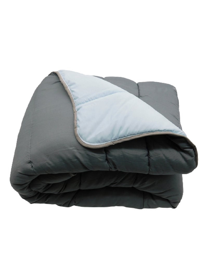 Couette Bicolore tempérée gris anthracite - Kiabi