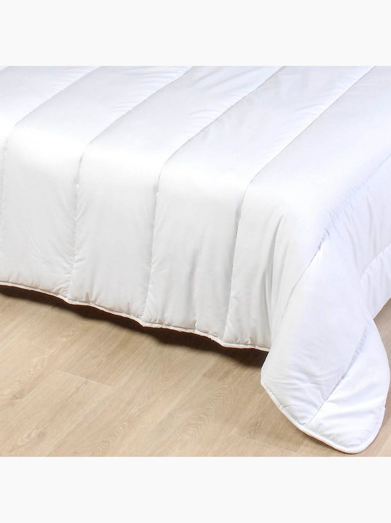 Couette blanche adulte 100% polyester Blanc - Kiabi