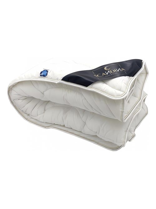 Couette blanche COTON BIO, par Scandina. Fabrication française. - Kiabi