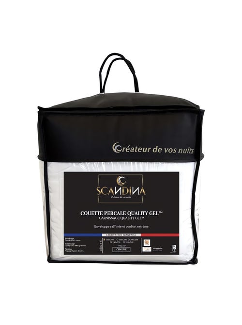 Couette blanche QUALITY GEL, par Scandina. Fabrication française - Kiabi Couette blanche QUALITY GEL, par Scandina. Fabrication française - Kiabi