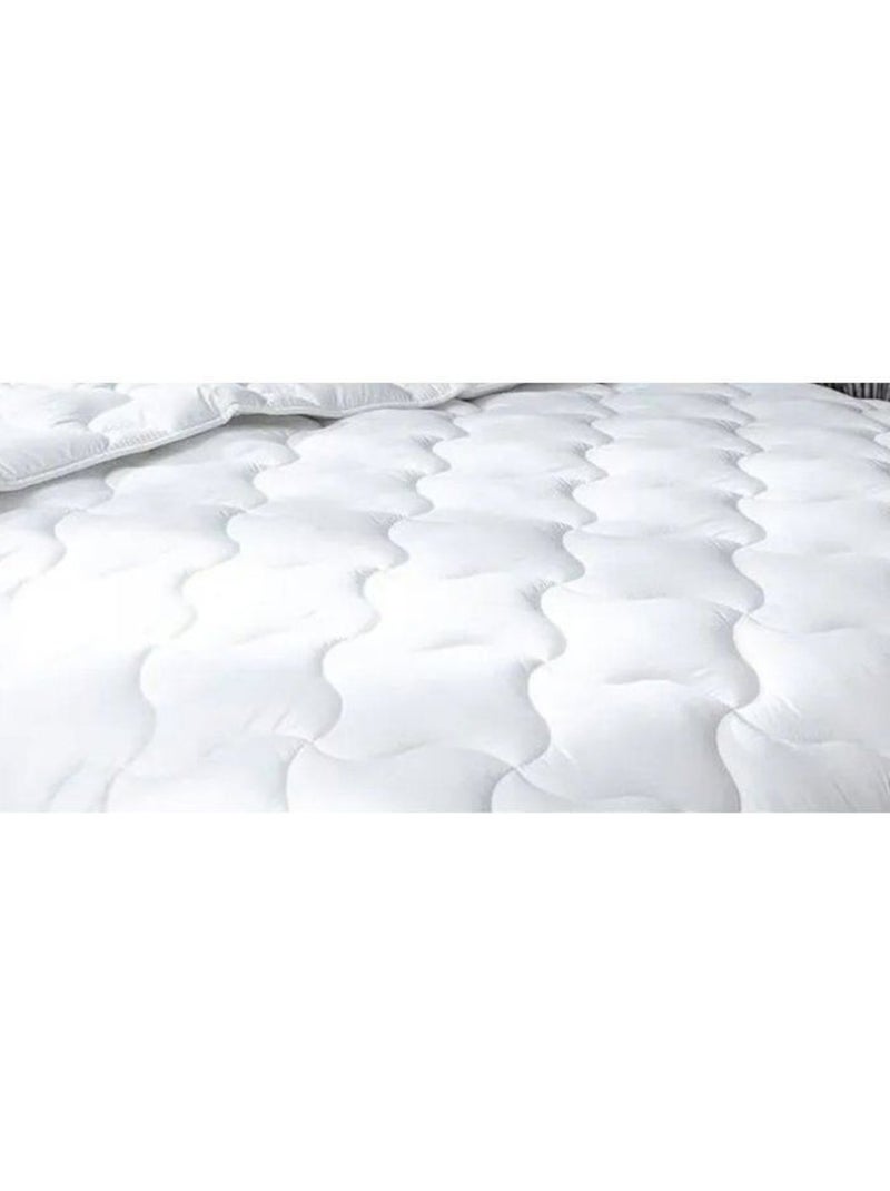 Couette chaude - abeil - douceur absolue 200 x 200 cm - blanc Blanc - Kiabi