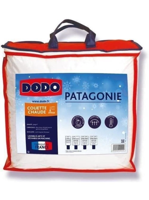Couette chaude - dodo - patagonie - 220 x 240 cm - blanc - Kiabi Couette chaude - dodo - patagonie - 220 x 240 cm - blanc - Kiabi