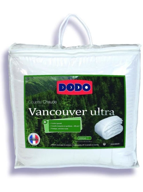 Couette chaude - dodo - vancouver ultra - 220 x 240 cm - blanc - Kiabi Couette chaude - dodo - vancouver ultra - 220 x 240 cm - blanc - Kiabi
