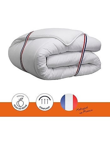 Couette Chaude 400gr/m² - DODO - COUNTRY - 220 x 240 cm - Blanc