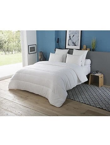 Couette Chaude 400gr/m² - DODO - COUNTRY - 220 x 240 cm - Blanc