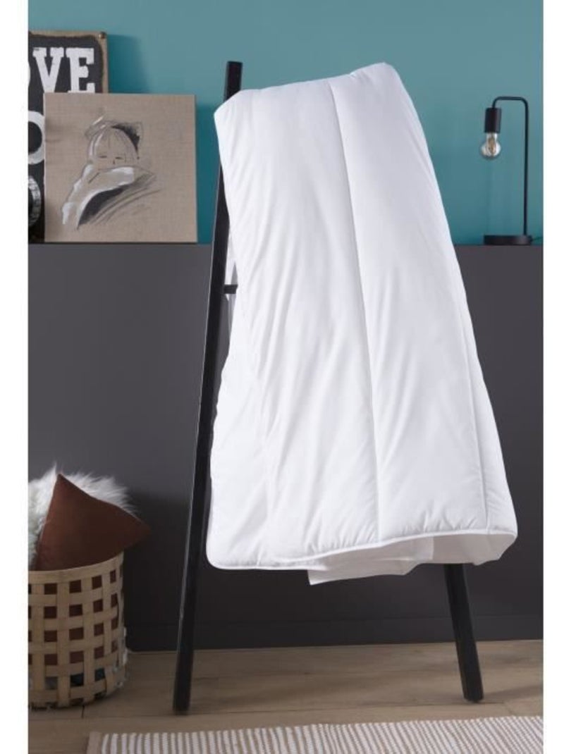 Couette Chaude 400gr/m² - DODO - COUNTRY - 220 x 240 cm - Blanc Blanc - Kiabi