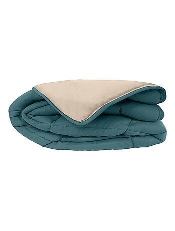 Couette chaude microfibre bicolore 400 gr/m2