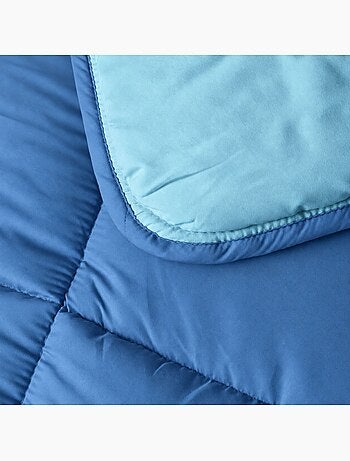 Couette chaude microfibre bicolore 400 gr/m2