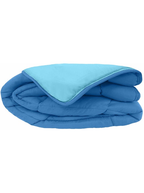 Couette chaude microfibre bicolore 400 gr/m2 - Kiabi