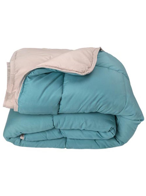 Couette chaude microfibre bicolore 400 gr/m2 - Kiabi
