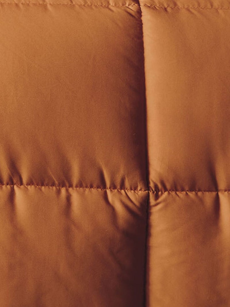 Couette chaude microfibre bicolore 400 gr/m2 Cuivre - Kiabi