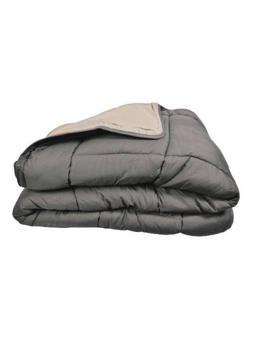 Couette chaude microfibre bicolore 400 gr/m2 - Kiabi Couette chaude microfibre bicolore 400 gr/m2 - Kiabi
