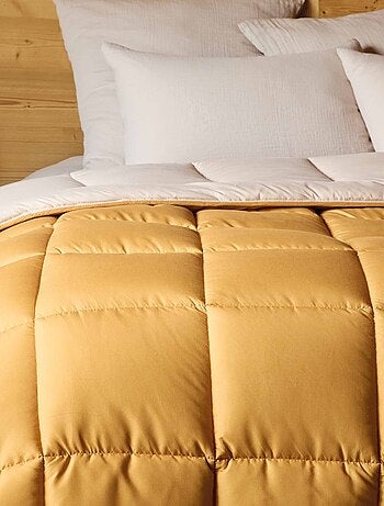 Couette chaude microfibre bicolore 400 gr/m2