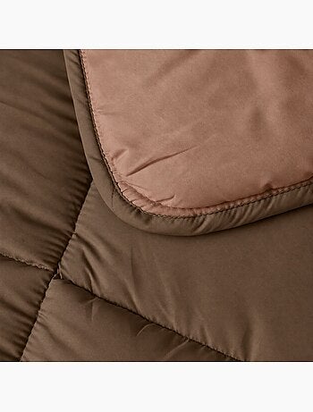 Couette chaude microfibre bicolore 400 gr/m2