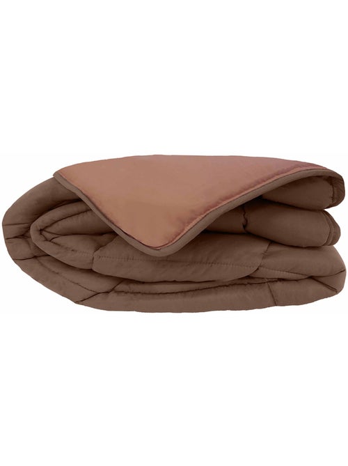 Couette chaude microfibre bicolore 400 gr/m2 - Kiabi