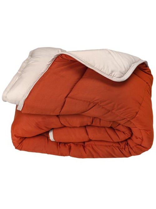 Couette chaude microfibre bicolore 400 gr/m2 - Kiabi