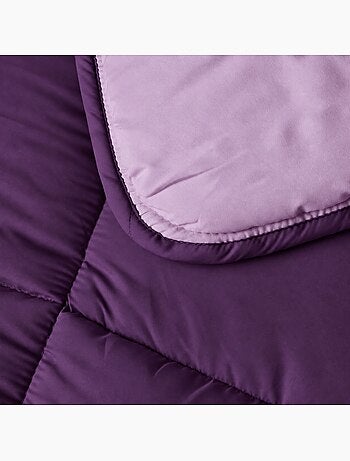 Couette chaude microfibre bicolore 400 gr/m2