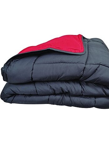 Couette chaude microfibre bicolore 400 gr/m2