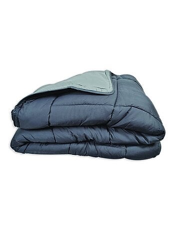 Couette chaude microfibre bicolore 400 gr/m2