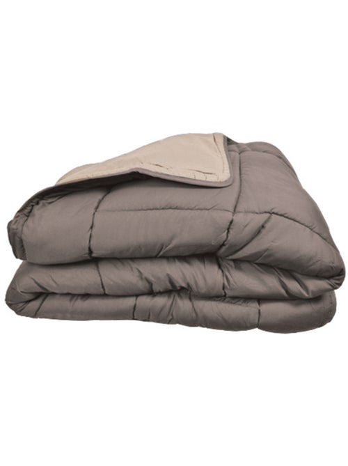 Couette chaude microfibre bicolore 400 gr/m2 - Kiabi