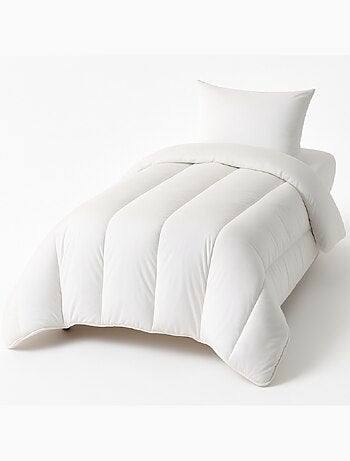 Couette chaude Microfibre blanche