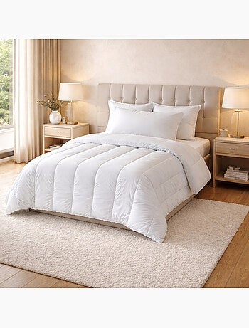 Couette chaude respirante premium 533 g/m² traitement anti acarien