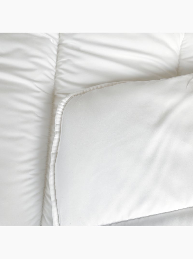 Couette chaude respirante premium 533 g/m² traitement anti acarien Blanc - Kiabi