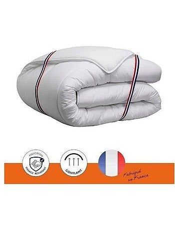 Couette chaude vancouver 400gr/m² - dodo - 240 x 260 cm - blanc