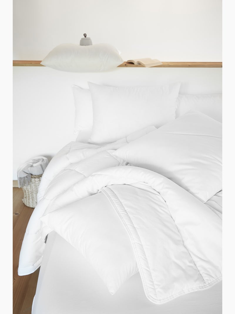 Couette – Coton Anti-Acariens CELESTE – 57 fils – 350 g/m² Blanc - Kiabi